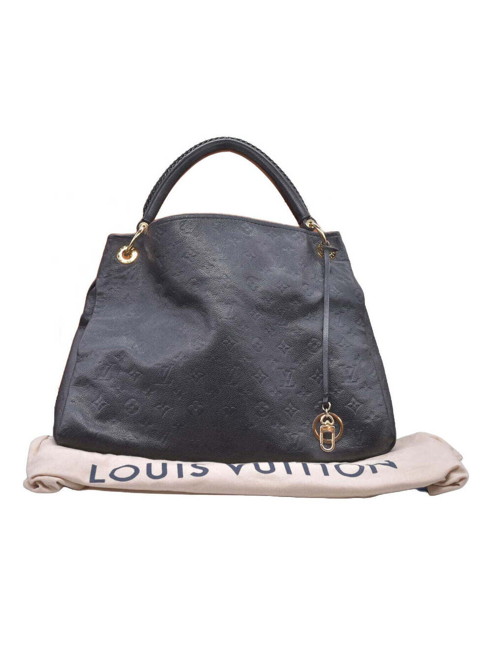 $3800 2016 Louis Vuitton Empreinte Artsy MM Black CA4196